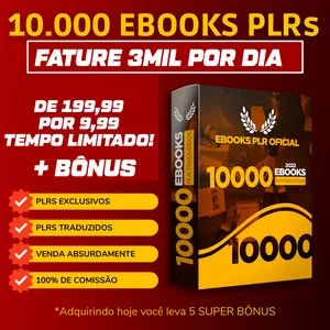 Imagem de capa para o Curso online Super Oferta: 10 Mil PLR+bonus excusivos