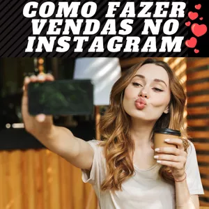 Imagem de capa para o Ebook como fazer vendas no instagram