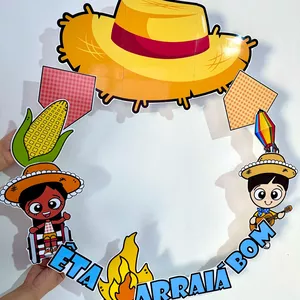 Imagem de capa para o Ebook bambolê tema Festa Junina