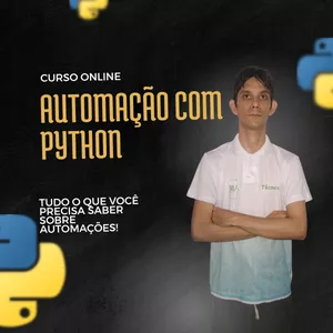 Imagem de capa para o Curso online Automação com Python