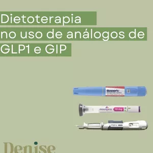 Imagem de capa para o Evento online Dietoterapia no uso de análogos de GLP1 e GIP