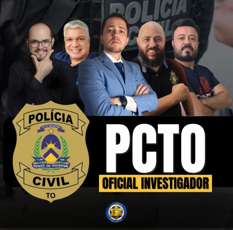Imagem do curso Combo PCTO - Oficial Investigador de Polícia - OIP (Polícia Civil do Tocantins) 