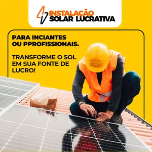 Imagem de capa para o Curso online INSTALAÇÃO SOLAR LUCRATIVA