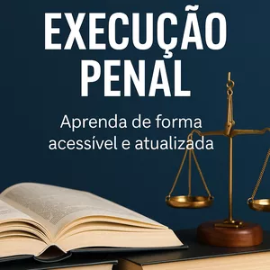 Imagem de capa para o Ebook Execução Penal Simplificada: Curso Prático para Estudantes e Profissionais do Direito