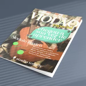 Imagem de capa para o Ebook Aprenda Violão / Curso violão 