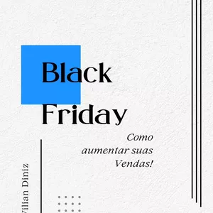 Imagem de capa para o Ebook Como aumentar suas vendas na black friday