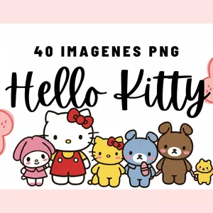 Imagen de portada para Curso online 40 imagenes PNG hello kitty