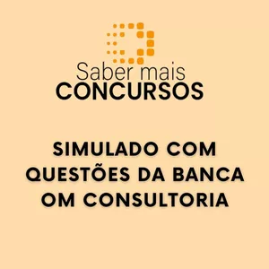 Imagem de capa para o Ebook SIMULADO COM QUESTÕES DA BANCA OM CONSULTORIA