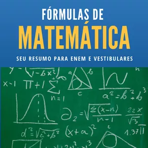 Imagem de capa para o Ebook Resumo com Fórmulas de Matemática para Enem e Vestibulares