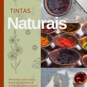 Imagem de capa para o Ebook Livro Digital: Tintas Naturais