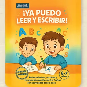 Imagen de portada para Ebook ¡Ya Puedo Leer y Escribir! – Cuaderno de trabajo para primer grado
