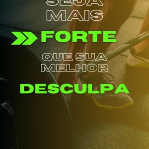 Imagem de capa para o Ebook SEJA MAIS FORTE QUE SUA MELHOR DESCULPA