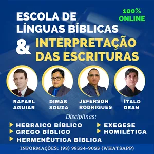 Imagem de capa para o Curso online ESCOLA DE LÍNGUAS BÍBLICAS E INTERPRETAÇÃO DAS ESCRITURAS 