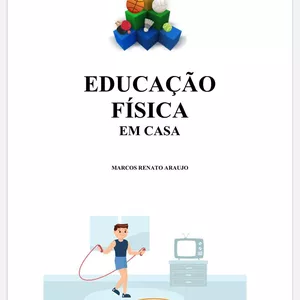 Imagem de capa para o Ebook Educação Física em casa 