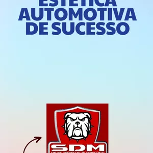 Imagem de capa para o Ebook Curso Estética Automotiva de Sucesso 