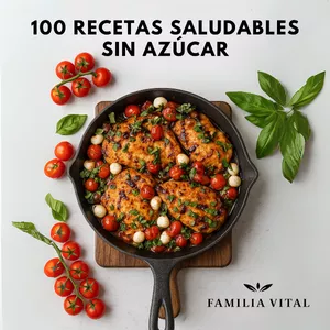 Imagen de portada para Curso online 100 Recetas Saludables Sin Azúcar