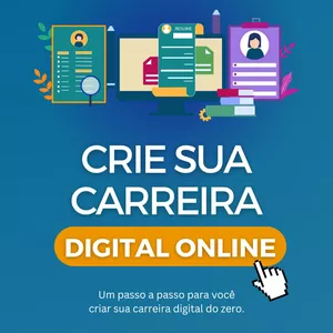 Imagem de capa para o Ebook CRIE SUA CARREIRA DIGITAL ONLINE
