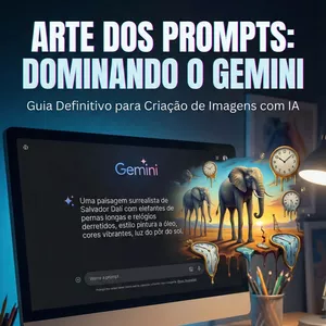 Imagem de capa para o Ebook Arte dos Promts: Criação de Imagens com IA