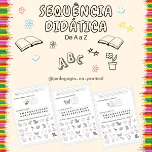 Imagem de capa para o Ebook Sequência Didática de A a Z