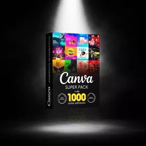 Imagen de portada para Ebook + 12,000 PUBLICACIONES LISTAS (Canva) (100% Editable)