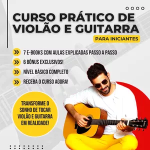 Imagem do curso Curso Prático de Violão e Guitarra Para Iniciantes