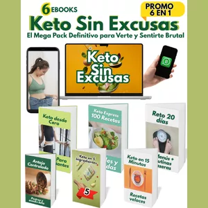 Imagen de portada para Curso online Keto Sin Excusas: "El Mega Pack Definitivo para Verte y Sentirte Brutal”