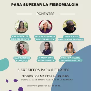 Imagen de portada para Curso online Los 6 Pilares Para Superar la Fibromialgia 