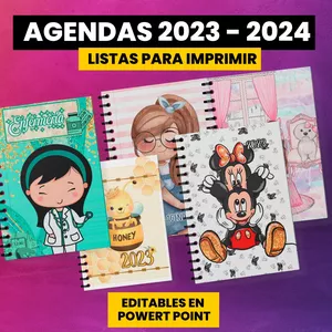 Imagen de portada para Ebook MEGA PACK AGENDAS 2023-2024 + BONOS