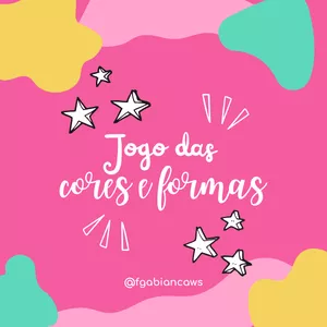 Imagem de capa para o Ebook Jogo das cores e formas