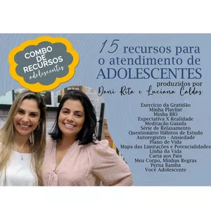 Imagem de capa para o Ebook Combo de Recursos Terapêuticos para Adolescentes