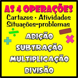 Imagem de capa para o Ebook As 4 operações Matemáticas