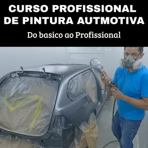 Curso Curso de Pintura Automotiva para Iniciantes – Aprenda a Pintar Carro do Zero