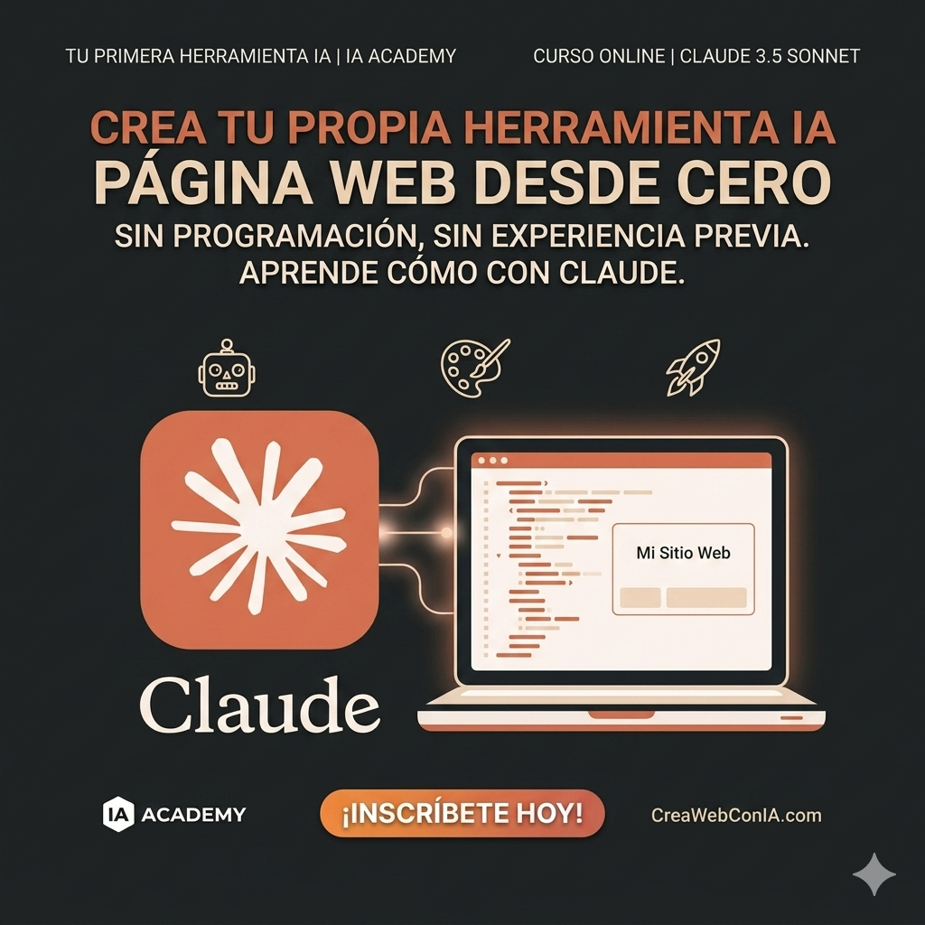 Crea tu primera página web con la IA Claude