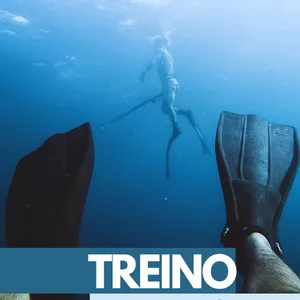 Imagem de capa para o Ebook Treino de Apneia 