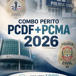 Imagem do curso Combo PCMA+PCDF (Projeto 100% Aprovação)