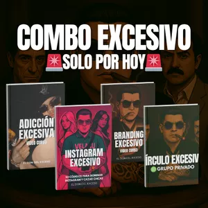 Imagen de portada para Curso online COMBO EXCESIVO - EL DON DEL EXCESO