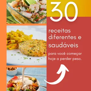Imagem de capa para o Ebook Culinária receitas saudáveis 
