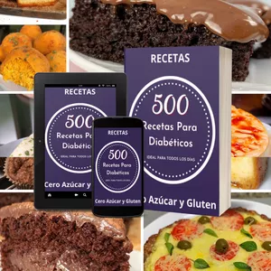 Imagen de portada para Ebook 500 Recetas para Diabéticos
