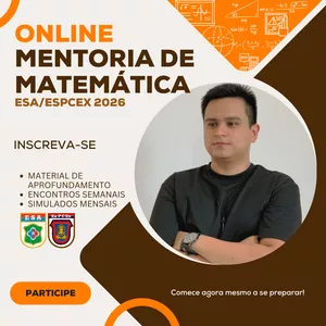 Imagem de capa para o Curso online Mentoria de Matemática para a EsPCEx