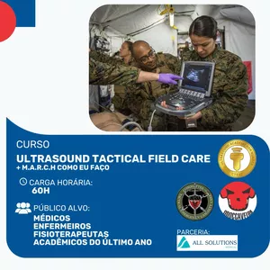 Imagem de capa para o Curso online Ultrasound Tactical Field Care (UTFC) + M.A.R.C.H como eu faço!