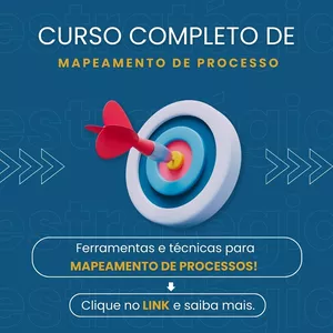 Imagem de capa para o Curso online CURSO COMPLETO PARA MAPEAMENTO DE PROCESSOS - (BPM)