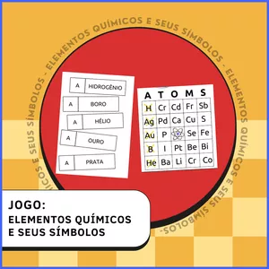 Imagem de capa para o Curso online Jogo de Química - Elementos químicos e seus símbolos - Formato PDF