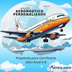 Imagen de portada para Curso online Inglés Aeronáutico Personalizado: Prepárate para Certificarte OACI Nivel 4-6 y Postula a Líneas Aéreas
