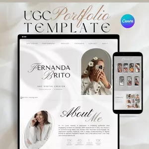 Cover image for Ebook Portfolio UGC Template Minimalist 