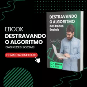 Imagem de capa para o Ebook Destravando o Algoritmo das Redes Sociais 