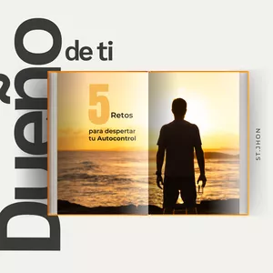 Imagen de portada para Ebook Dueño de ti, 5 retos para despertar tu autocontrol.