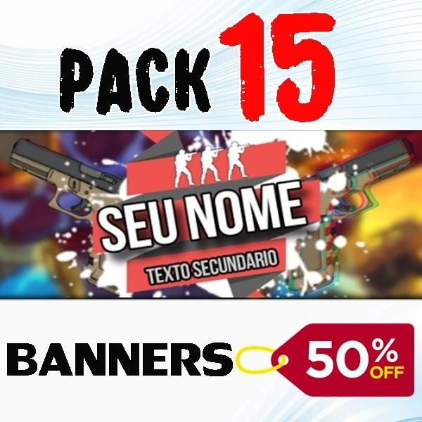 Pack Com 15 Banners Profissionais Para Canal Do Youtube Luann