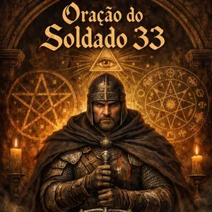 Imagem de capa para o Ebook 🔱 Oração do Soldado 33 — Do Grimório Tradicional de São Cipriano