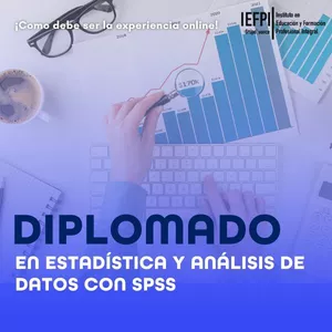 Imagen de portada para Curso online Diplomado en Estadística y Análisis de Datos con Certificación Internacional en Dominio Avanzado de SPSS®️