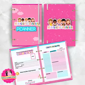 Imagem de capa para o Ebook Planner Ministério Infantil 2025 RECANTO DO SABER INFANTIL